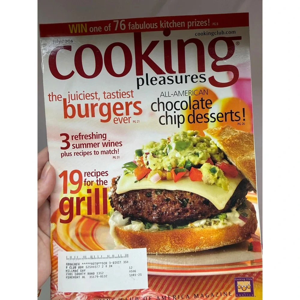 Vintage Cooking Magazine Lot 11 Cooking Pleasures Food & Wine Gourmet 2005-2008
